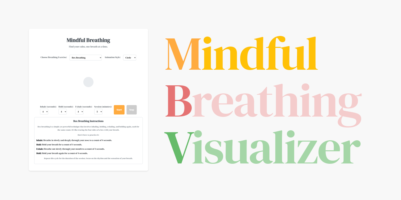 Mindful Breathing Visualizer Social Preview